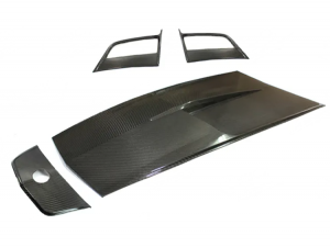 Mercedes Benz SLK Hood Central Air Intake - Carbon Fiber - R172